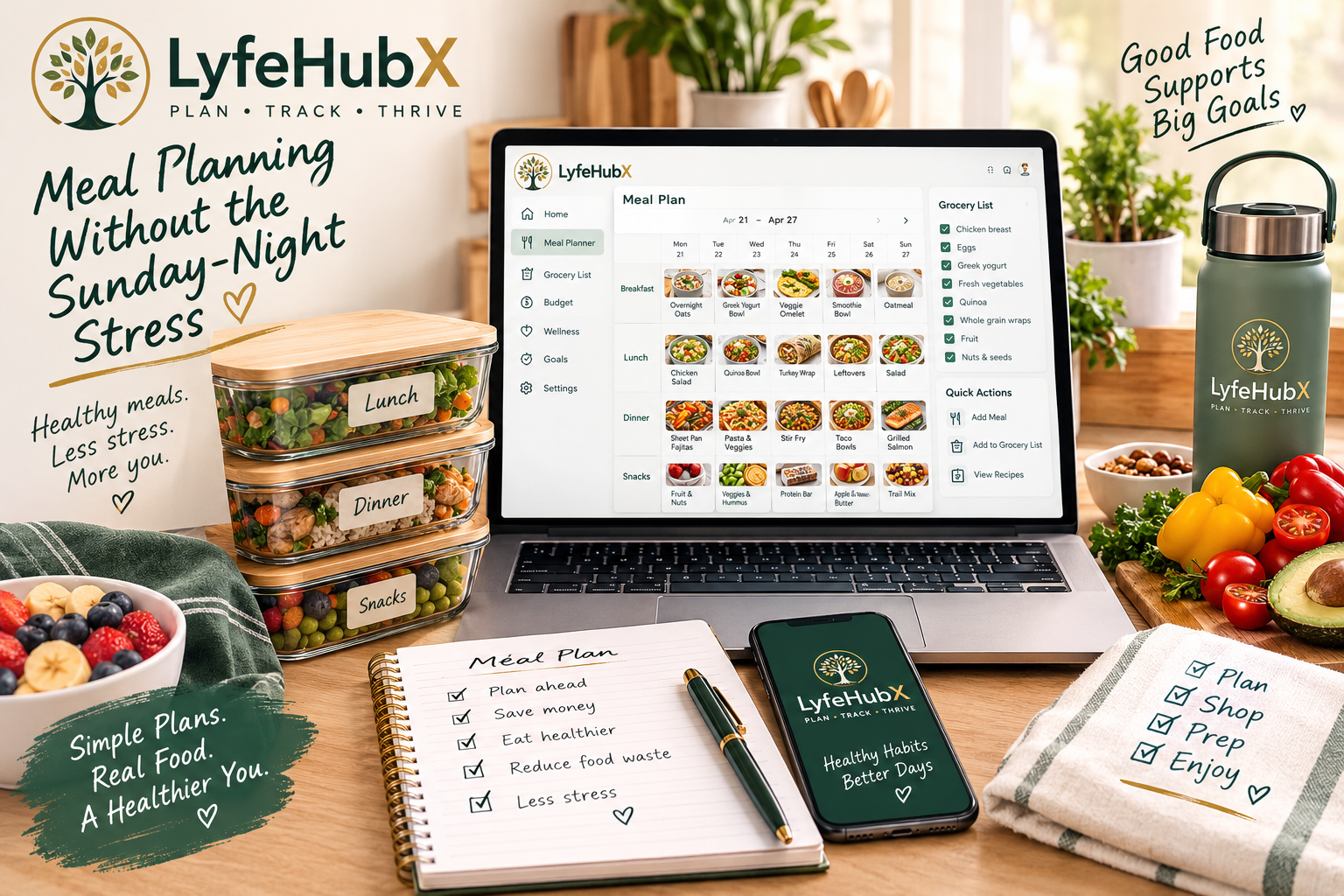 Meal Planning Without the Sunday-Night Stress